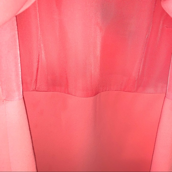 LOFT Pink Scallop Dress Size 4 Petite - Picture 9 of 11